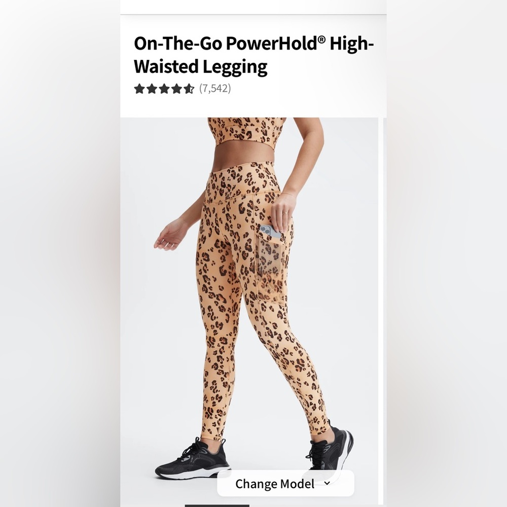 Fabletics leggings powerhold size medium